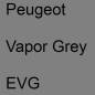 Preview: Peugeot, Vapor Grey, EVG.